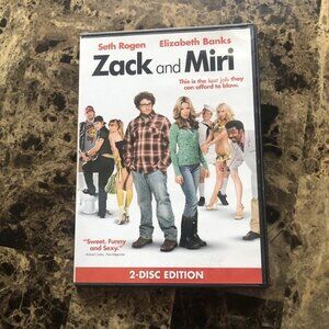 Zack and Miri ( 2 Disc Edition DVD) Seth Rogan Elizabeth Banks Weinstein Company
